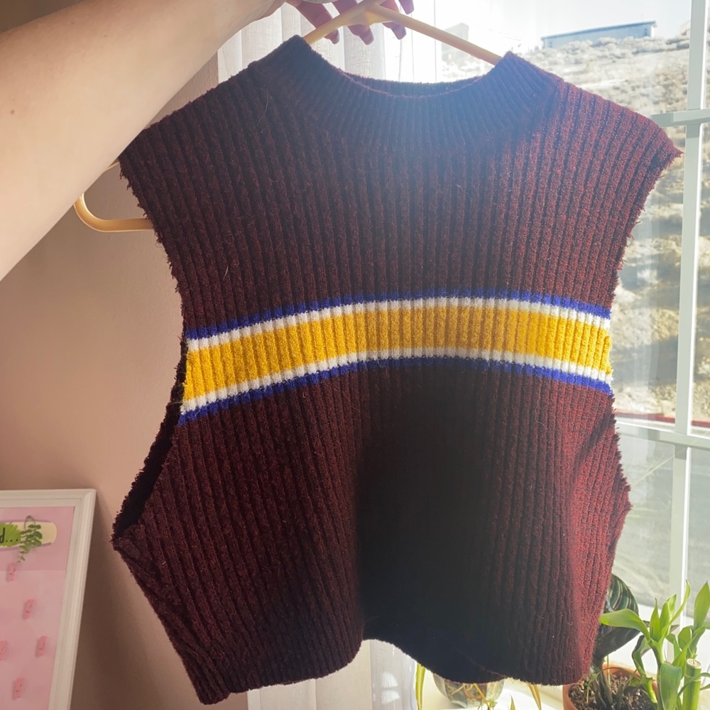 high neck tank top
